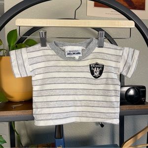 Vintage Las Vegas/ Oakland Raiders NFL T Shirt Size 12m Baby Made In USA